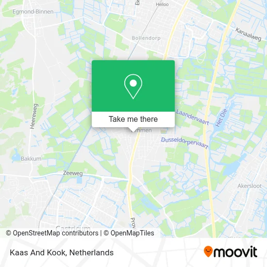Kaas And Kook map