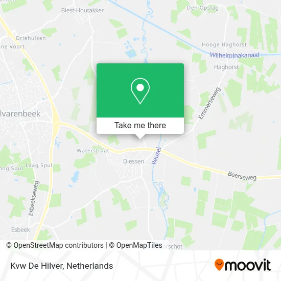Kvw De Hilver map