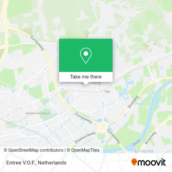 Entree V.O.F. map
