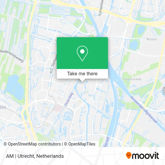 AM | Utrecht map