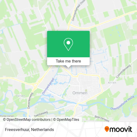 Freesverhuur map