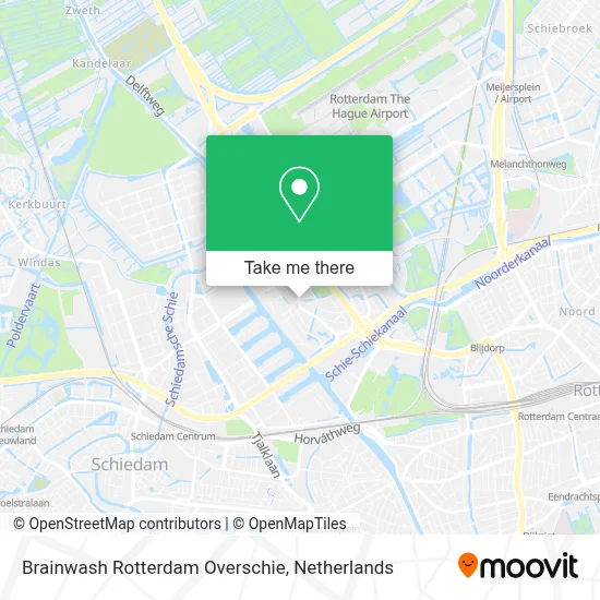 Brainwash Rotterdam Overschie Karte