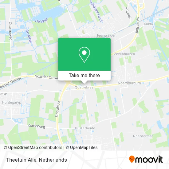 Theetuin Alie map