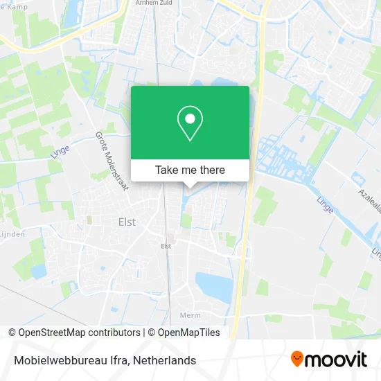 Mobielwebbureau Ifra map