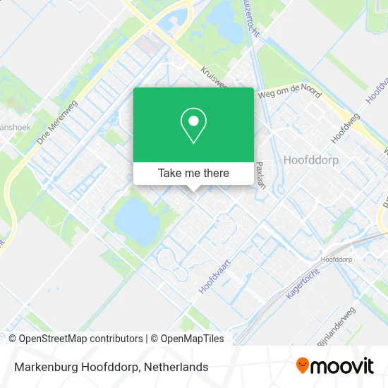Markenburg Hoofddorp map