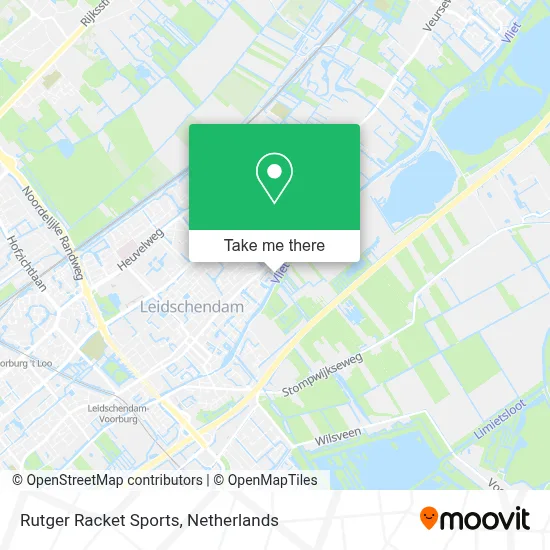 Rutger Racket Sports map