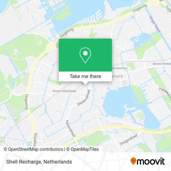 Shell Recharge map