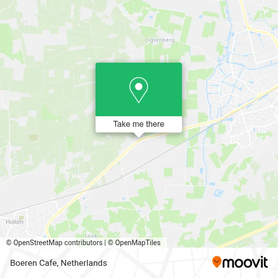 Boeren Cafe map