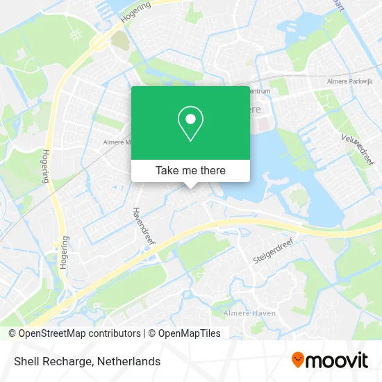 Shell Recharge map