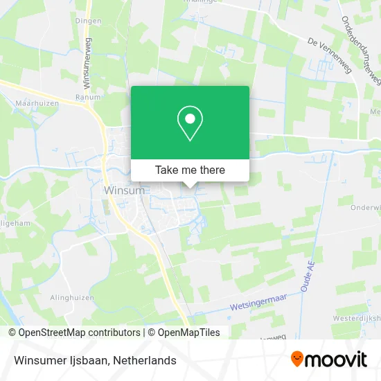 Winsumer Ijsbaan map