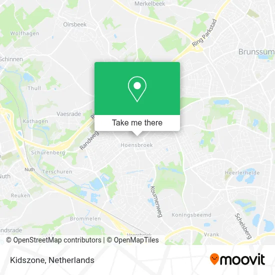 Kidszone map