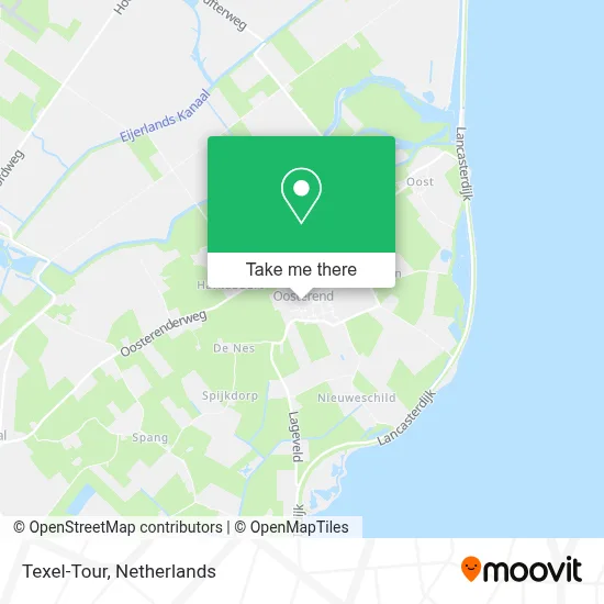 Texel-Tour map