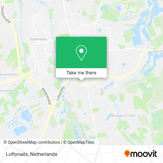 Loftynails map