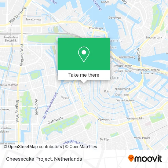 Cheesecake Project map