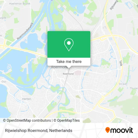 Rijwielshop Roermond map