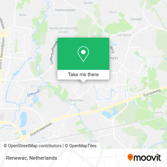 Renewac map