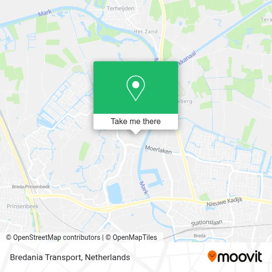 Bredania Transport map