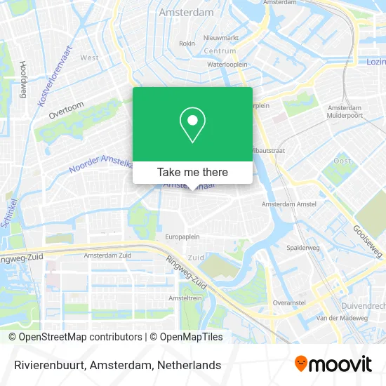 Rivierenbuurt, Amsterdam map