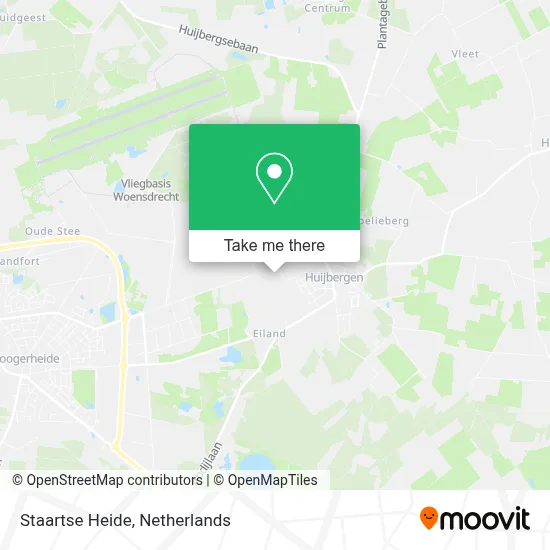 Staartse Heide map