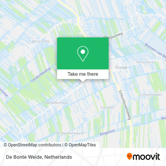 De Bonte Weide map