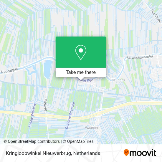 Kringloopwinkel Nieuwerbrug map