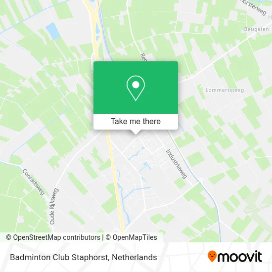 Badminton Club Staphorst Karte