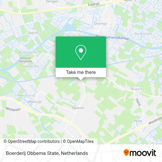 Boerderij Obbema State Karte