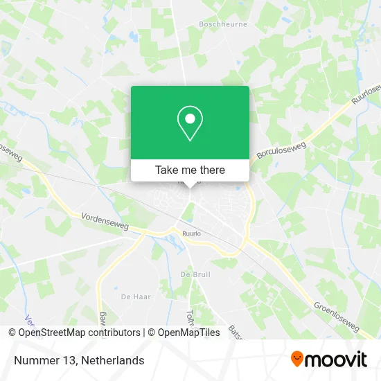 Nummer 13 map