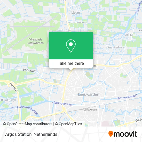 Argos Station map
