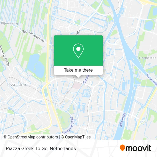 Piazza Greek To Go map