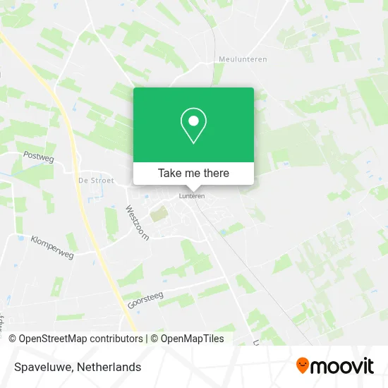 Spaveluwe map