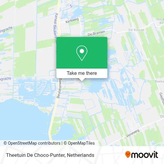 Theetuin De   Choco-Punter map