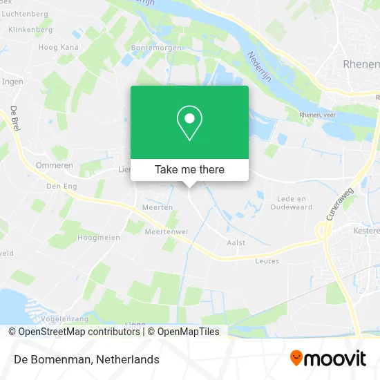 De Bomenman Karte