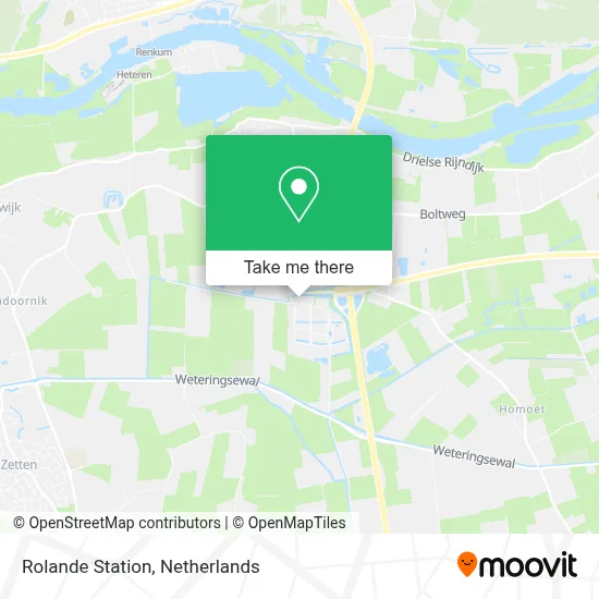 Rolande Station map