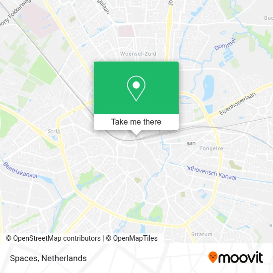 Spaces map