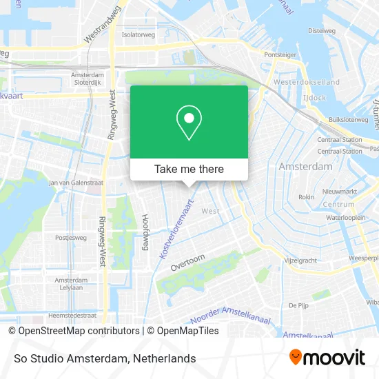 So Studio Amsterdam map