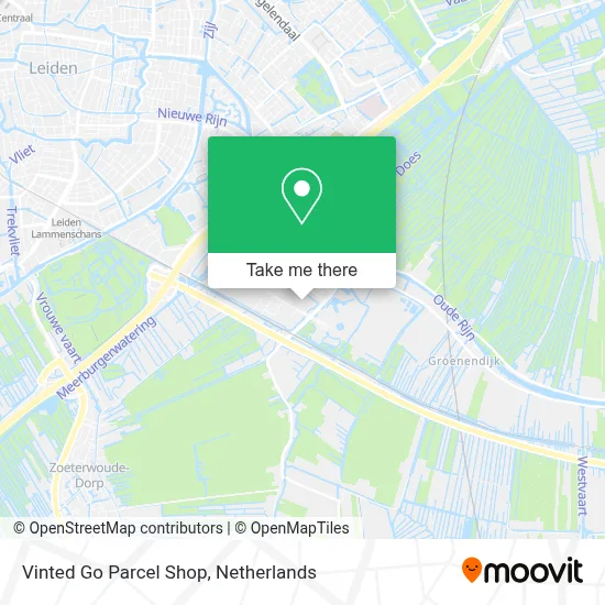 Vinted Go Parcel Shop Karte