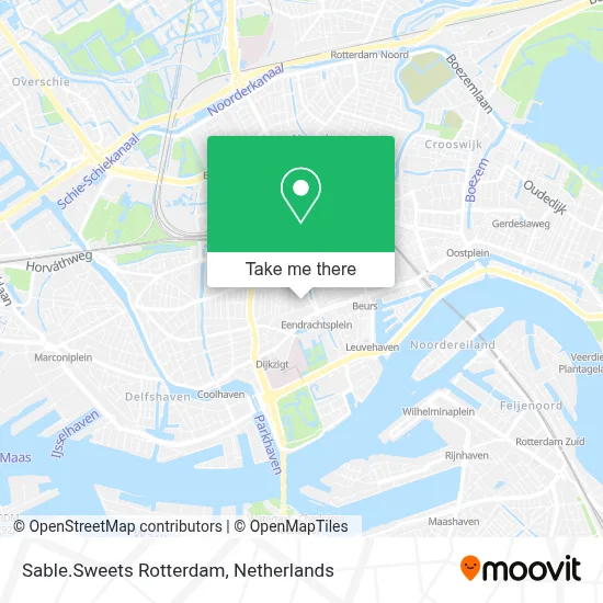 Sable.Sweets Rotterdam map