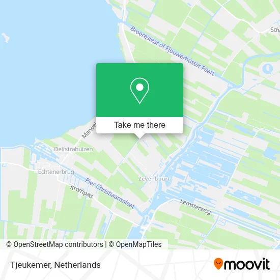 Tjeukemer map
