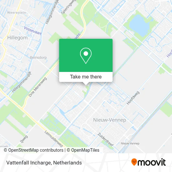 Vattenfall Incharge map