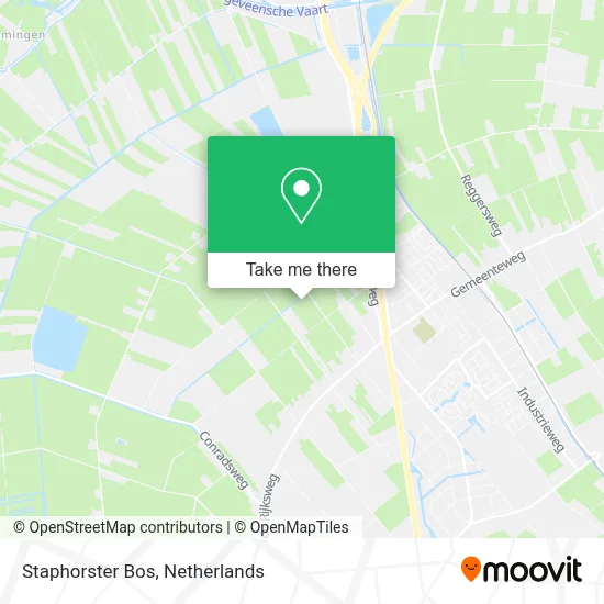 Staphorster Bos map