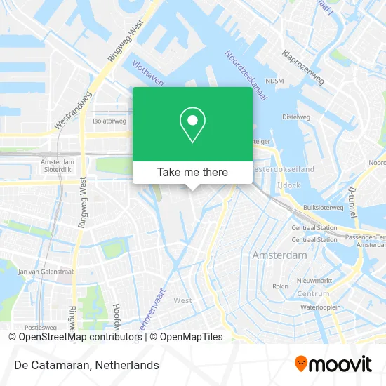 De Catamaran map