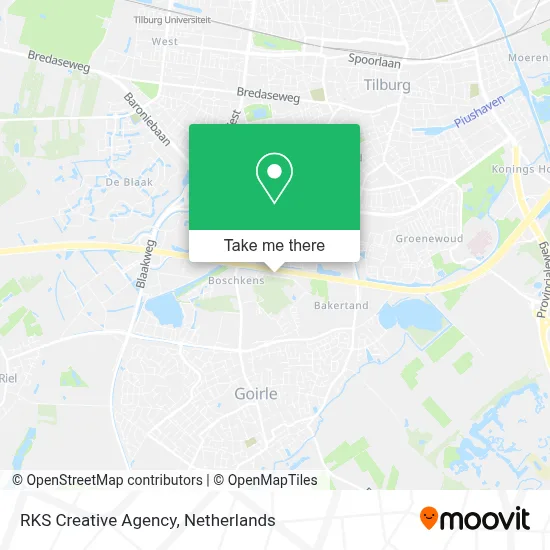 RKS Creative Agency map