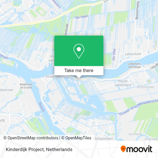 Kinderdijk Project map