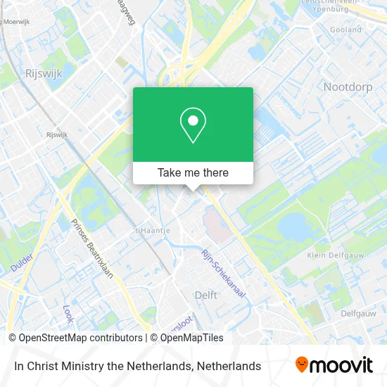 In Christ Ministry the Netherlands map