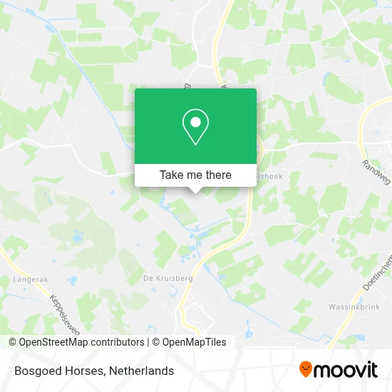 Bosgoed Horses map