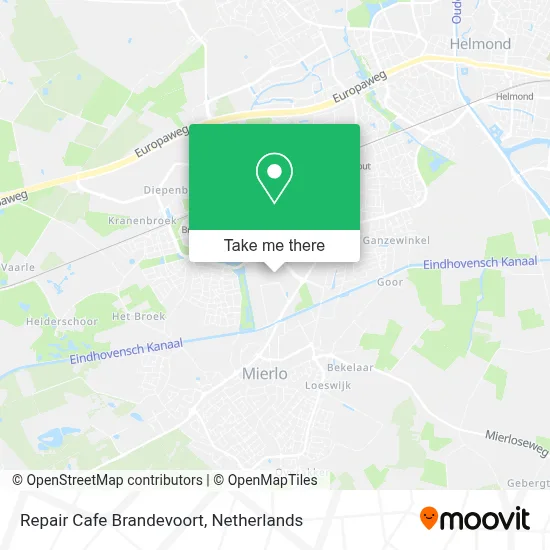 Repair Cafe Brandevoort map
