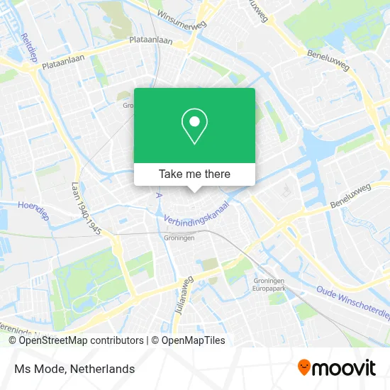 Ms Mode map