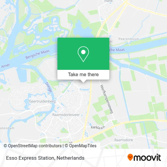 Esso Express Station map