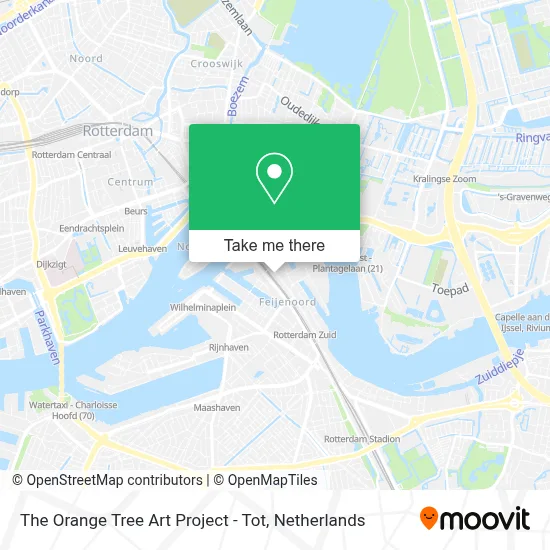 The Orange Tree Art Project - Tot map